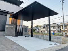 カーポート1台 (単棟) LIXIL カーポートSC フラット屋根 吊り下げ屋根