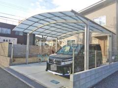 カーポート2台(ワイド) ツイン YKKAP アリュース アール屋根