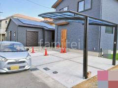 カーポート1台 (単棟) LIXIL ネスカR アール屋根